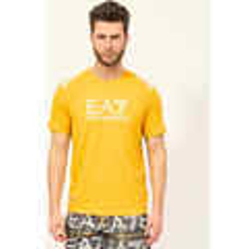 T-shirt & Polo T-shirt girocollo 7 Lines in tessuto riciclato - Emporio Armani EA7 - Modalova