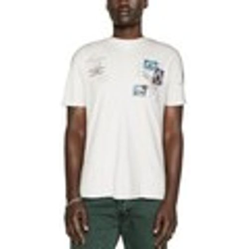 T-shirt & Polo T-Shirt Con Stampa Milky White - Replay - Modalova