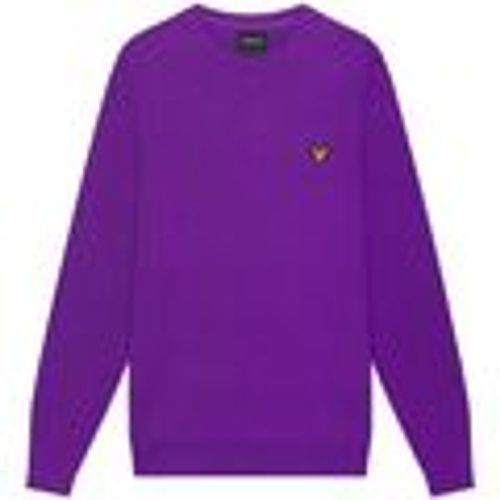 Maglione KN821V CREW NECK-X515 CARD PURPLE - Lyle & Scott - Modalova