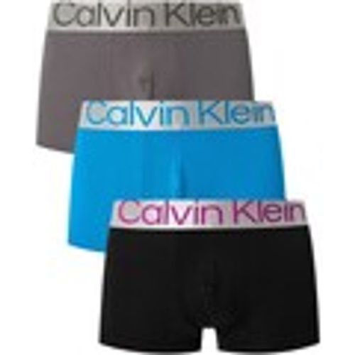 Mutande uomo Confezione da 3 bauli a vita bassa in acciaio riconsiderati - Calvin Klein Jeans - Modalova