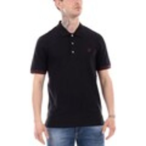 T-shirt & Polo Polo Con Dettagli A Contrasto Black Burgundy - Lyle & Scott - Modalova