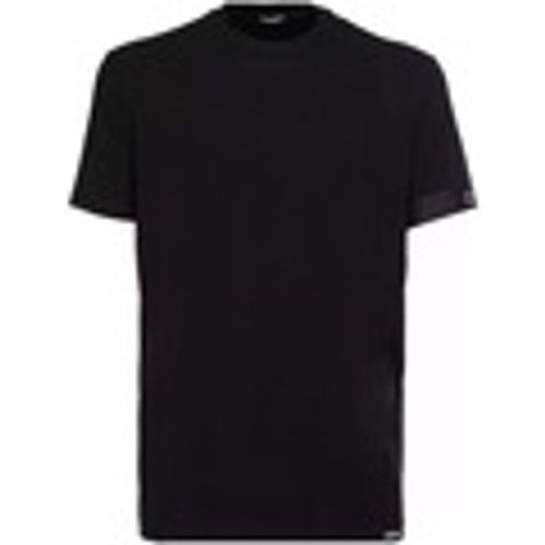 T-shirt & Polo tshirt nera logo icon - Dsquared - Modalova