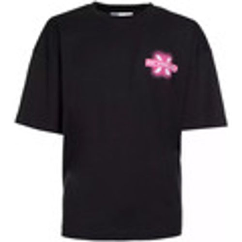 T-shirt & Polo t-shirt nera logo rosa - John Richmond - Modalova