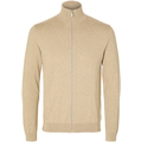 Felpa Berg Full Zip Cardigan Kelp - Selected - Modalova