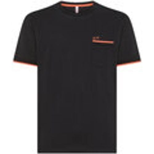 T-shirt T-SHIRT PE SMALL STRIPES ON CUFFS S/S - Sun68 - Modalova