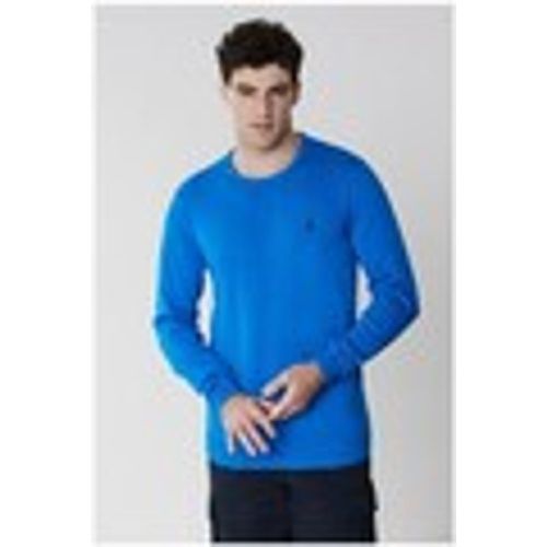 Felpa U.S. POLO ASSN.- MAGLIA GIROCOLLO FILO IN COTONE - U.S Polo Assn. - Modalova