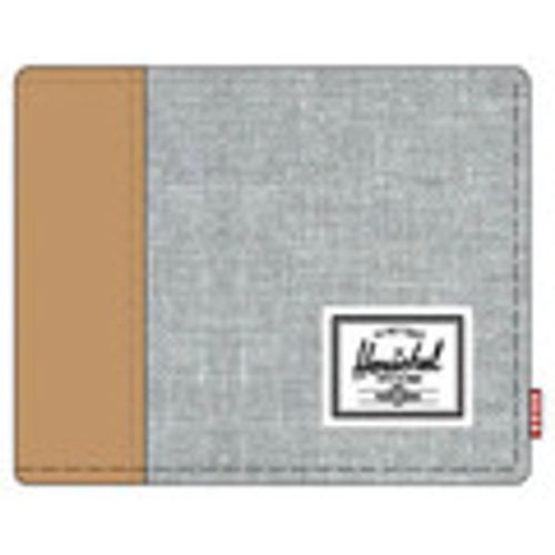 Portafoglio Hank Wallet Light Grey Crosshatch/Natural - Herschel - Modalova