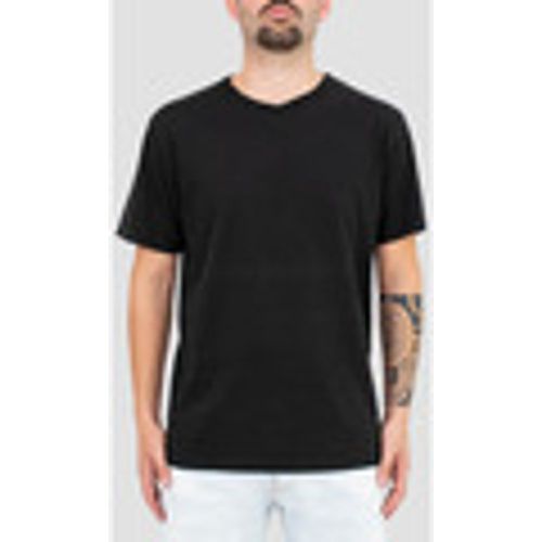 T-shirt shirt basic in cotone con mini logo - Mauro Grifoni - Modalova