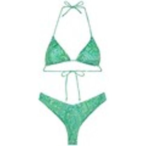 Costume a due pezzi Bikini Donna Fantasia Verde Fk24-1320x12 - F * * K - Modalova