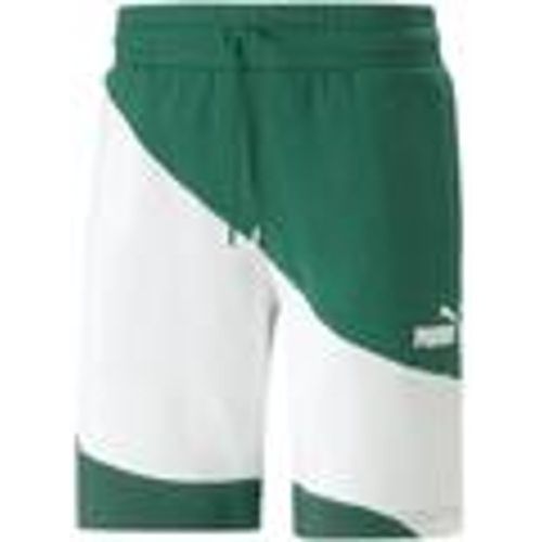 Pantaloni corti 675175_power_cat_shorts_verde - Puma - Modalova