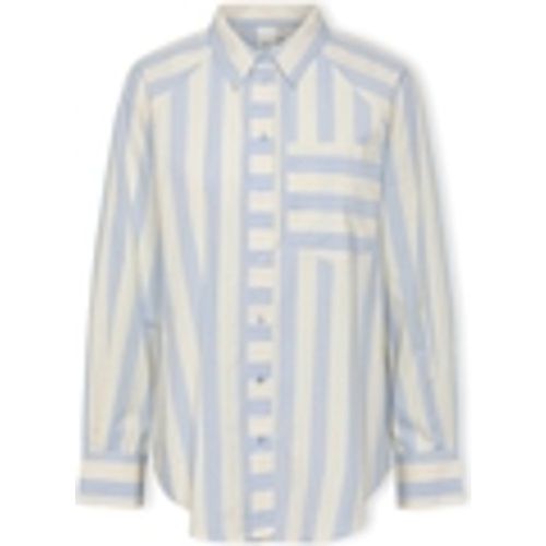 Camicetta YAS Noos Monday Shirt L/S - Whitecap Gray/Clear Sky - Y.A.S - Modalova