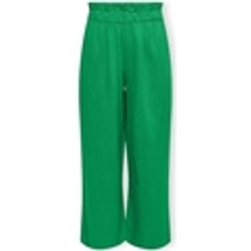 Pantaloni Solvi-Caro Linen Trousers - Green Bee - Only - Modalova
