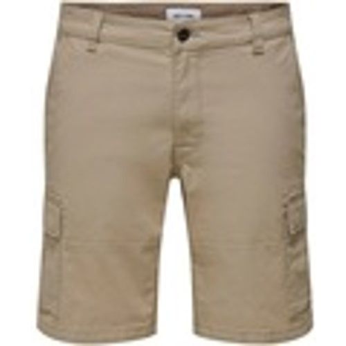 Pantaloni corti ONSRAY LIFE 0020 RIBSTOP CARGO SHORT CS - Only & Sons - Modalova