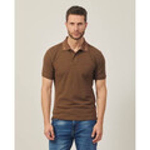 T-shirt & Polo Polo uomo in cotone con bottoni - Yes Zee - Modalova