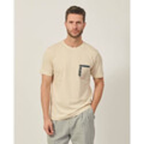 T-shirt T-shirt in cotone con tasca applicata - Gazzarrini - Modalova