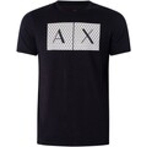 T-shirt T-shirt grafica sottile - EAX - Modalova