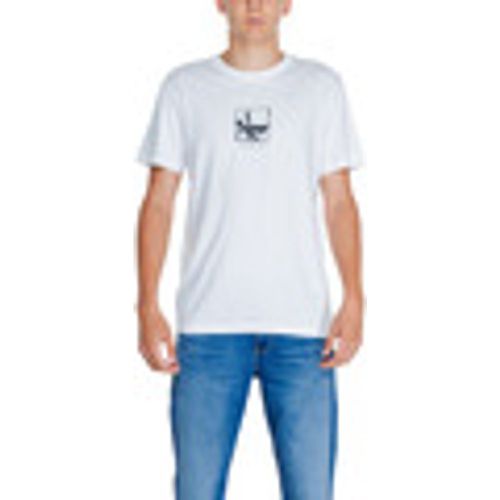 Polo maniche lunghe GRID BOX TEE J30J325687 - Calvin Klein Jeans - Modalova