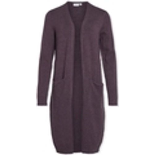 Mantella Noos Ril Long Cardigan - Plum Perfect - Vila - Modalova