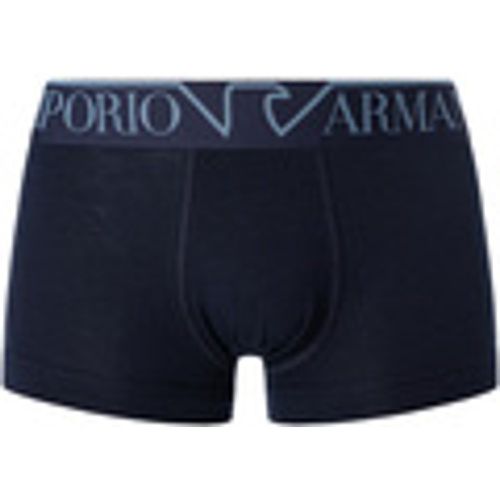 Mutande uomo Boxer Mega Logo In Cotone Organico - Emporio Armani - Modalova