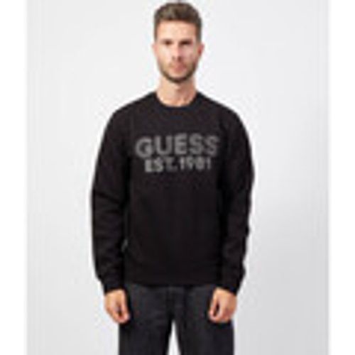 Felpa Felpa uomo in misto cotone con logo - Guess - Modalova