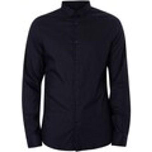 Camicia a maniche lunghe Camicia In Tessuto Con Logo - EAX - Modalova