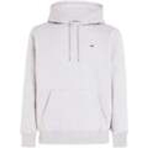 Felpa Fleece Hoodie Light Grey Heather - Tommy Jeans - Modalova