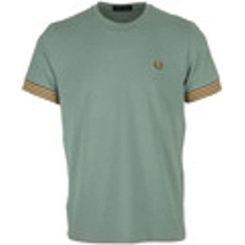 T-shirt Fred Perry Stripped Cuff - Fred Perry - Modalova