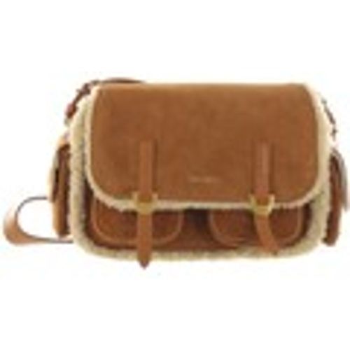 Borsa a tracolla campus in suede ed eco shearling - Coccinelle - Modalova