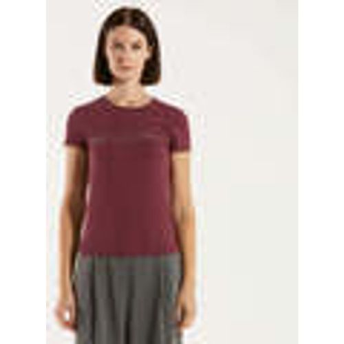 T-shirt t-shirt bordeaux logata - PATRIZIA PEPE - Modalova