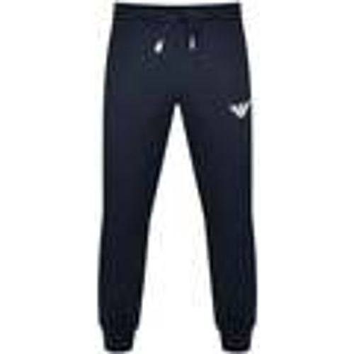 Pantaloni Sportivi Lounge Logo Joggers Navy - Emporio Armani - Modalova