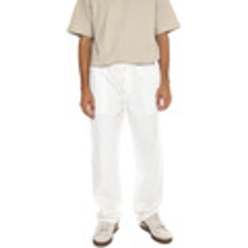 Pantaloni inus Loose 0007 Cot Lin Pant Noos Bright White - Only & Sons - Modalova