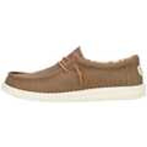 Scarpe WALLY WAXED CANVAS MAN WALNUT - HEYDUDE - Modalova