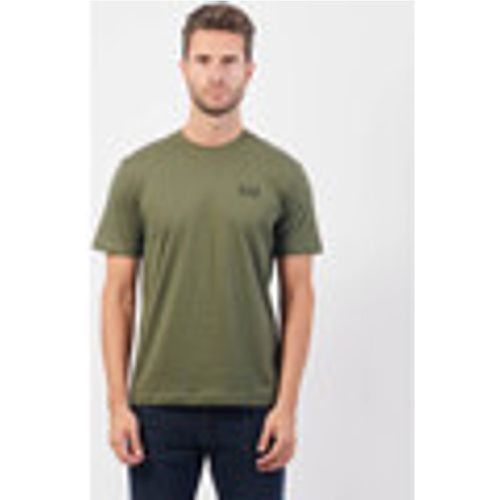 T-shirt & Polo T-shirt girocollo con logo a contrasto - Emporio Armani EA7 - Modalova