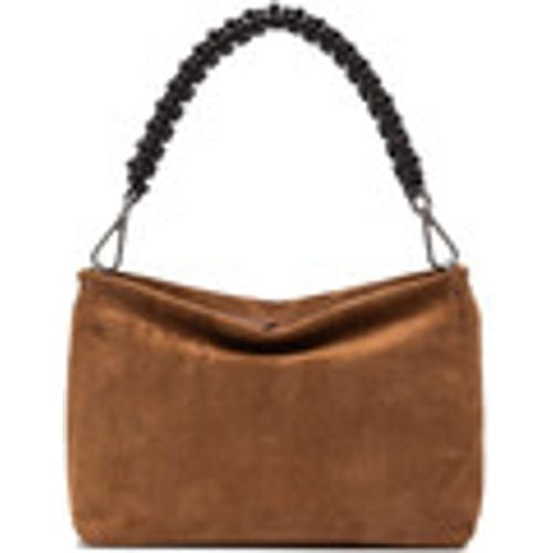 Borsa Shopping Pochette Brenda in pelle scamosciata - Gianni Chiarini - Modalova