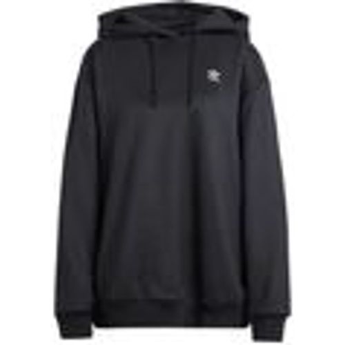 Felpa Maglia Trefoil Hoodie Donna Black - Adidas - Modalova