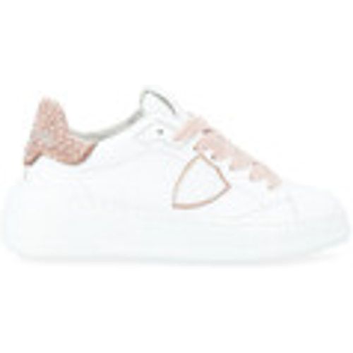 Sneakers Sneaker Tres Temple bianca e rosa - Philippe Model - Modalova