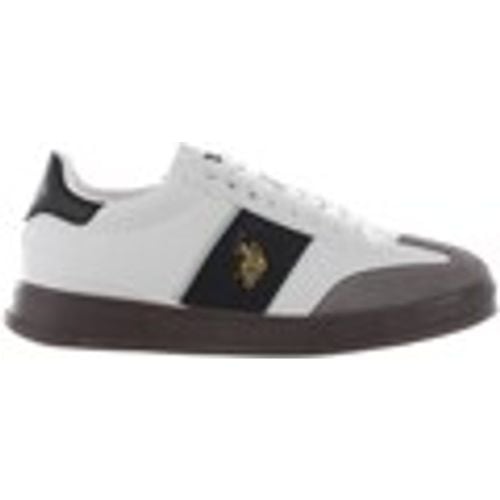 Sneakers Sneaker in ecopelle con tallone a contrasto - U.S Polo Assn. - Modalova