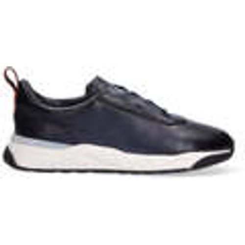 Sneakers Santoni sneaker pelle blu - Santoni - Modalova