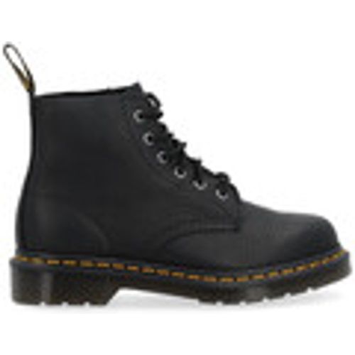 Stivaletti Anfibio 101 in pelle Ambassador nera - Dr. Martens - Modalova