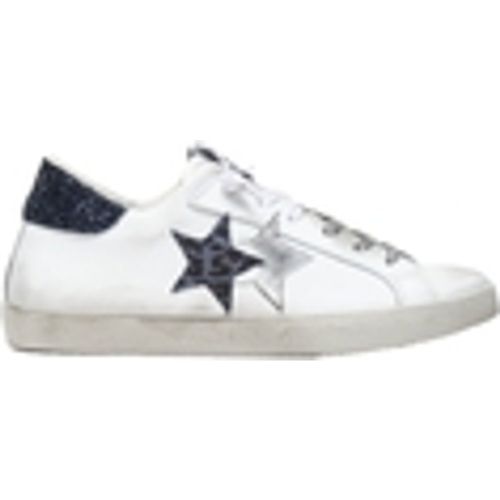 Sneakers Sneakers Low Pelle Bianca Dettagli Blu - 2sd4020-032 - Balada - Modalova