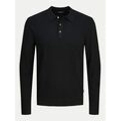 Maglione 12259650 WILLIAM POLO-BLACK ONYX - jack & jones - Modalova