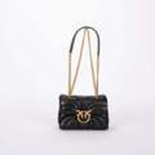 Borsa a spalla love bag puff butterfly a tracolla nera - pinko - Modalova