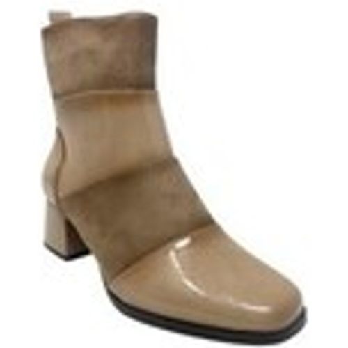 Scarpe Botín señora 27129 amd taupe - Amarpies - Modalova