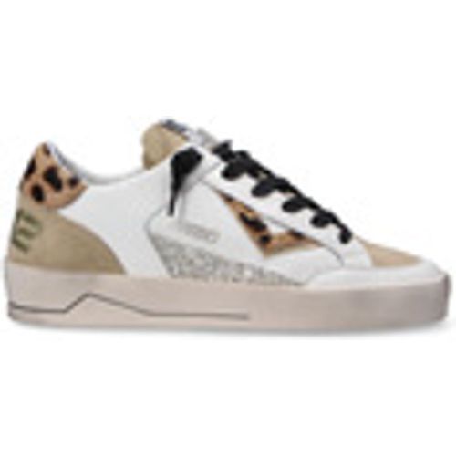 Sneakers - Sneaker bco leopardato KYLE-D896 - 4B12 - Modalova