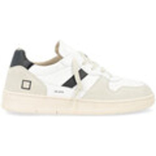 Sneakers Sneaker Court 2.0 in pelle e suede bianca e nera - Date - Modalova