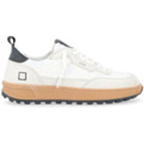 Sneakers Sneaker KDUE in nylon e pelle bianca - Date - Modalova