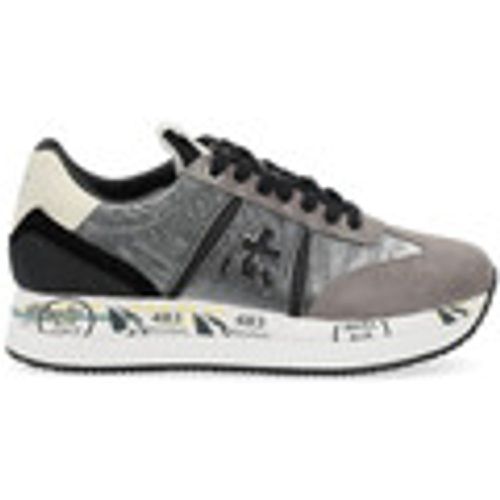 Sneakers Sneaker Conny in tessuto e suede grigia - Premiata - Modalova