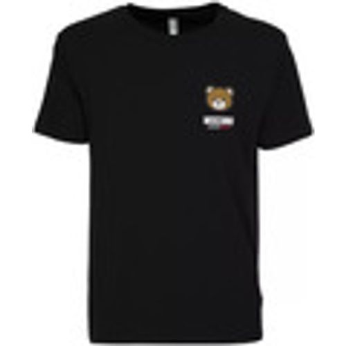 T-shirt & Polo t shirt nera under Bear - Moschino - Modalova