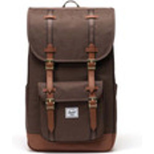 Zaini Little America™ Chocolate Brown Crosshatch/Saddle - Herschel - Modalova