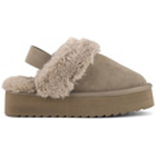 Sandali - Platform slipper tortora YWPLA07-TAU - Colors of California - Modalova